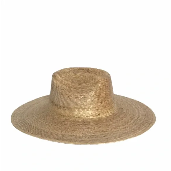 Lack of Color Western Wide Palma Palm Leaf Sun Protection Boho Beach Hat - Picture 3 of 5